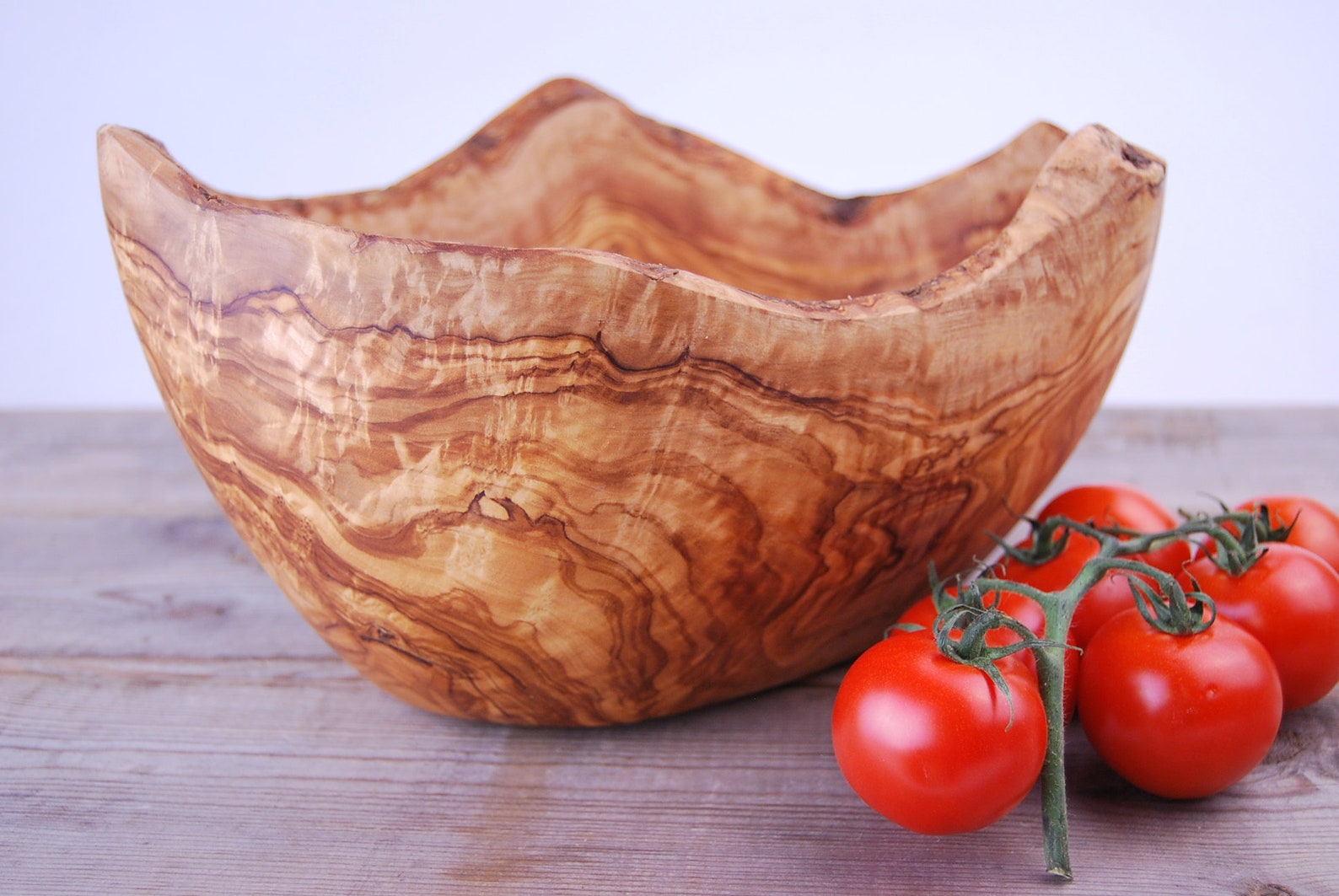 Olive Wood Salad Bowl 30cm WOOD UNIQUE Etsy