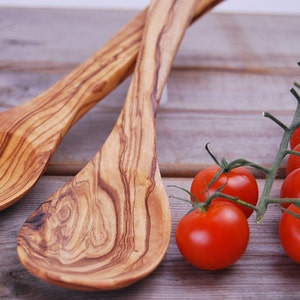Cooking Spoon in olive wood 30cm