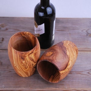 Olive wood,  Cup