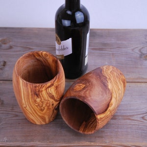 Olive wood,  Cup