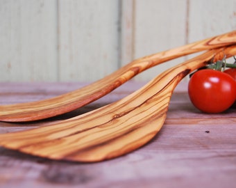 Spatule en Bois Olivier - Palette cuisine - 30 cm