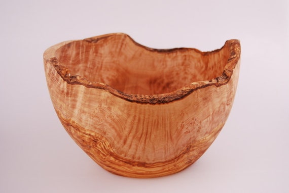 Saladier En Bois D'olivier HOVEA 25 Cm - Lot De Couverts Inclus - Moderne