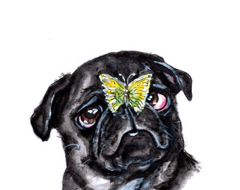 Lustige Mopsbilder Etsy