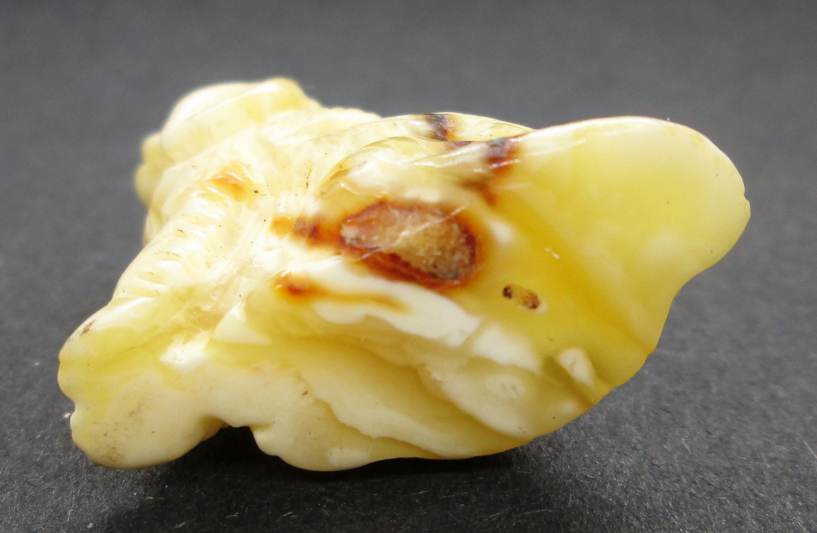 100% Natural Rare White Baltic Amber Hand Crafted Dog (spaniel) - Etsy UK