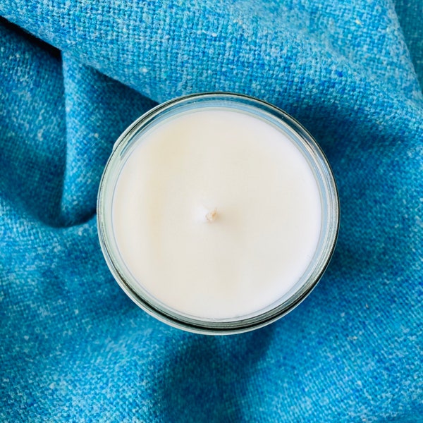 Cotton & Iris Scented Soy Candle