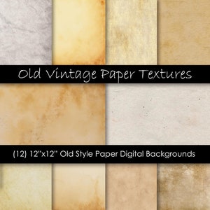 Alte Vintage Papier Texturen - Papier Hintergrund Grafiken - Distressed Digitale Papier Textur - Kommerzielle Nutzung - 300 dpi jpg