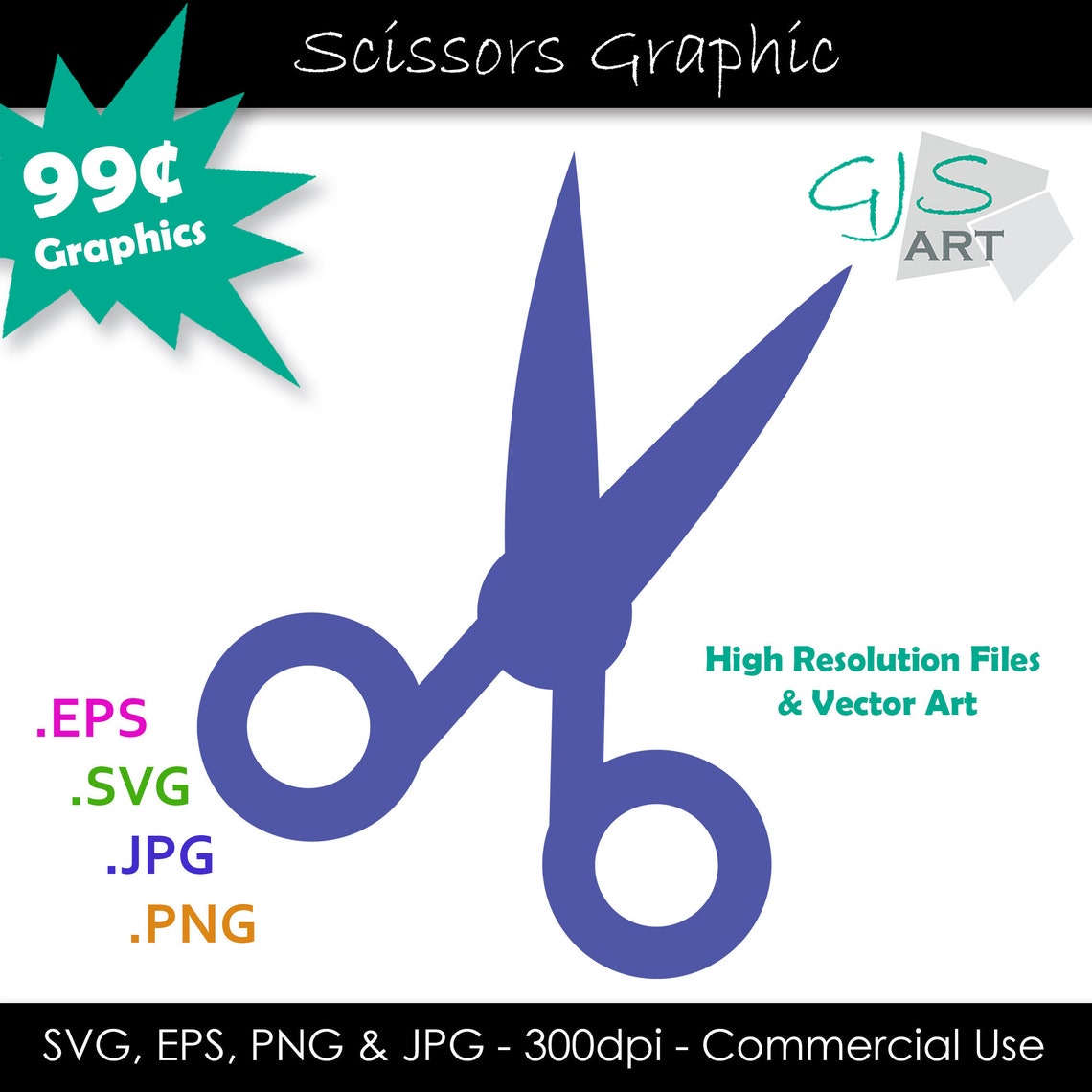 Scissors SVG File Scissors Clip Art Scissors Cut File Silhouette Svg ...