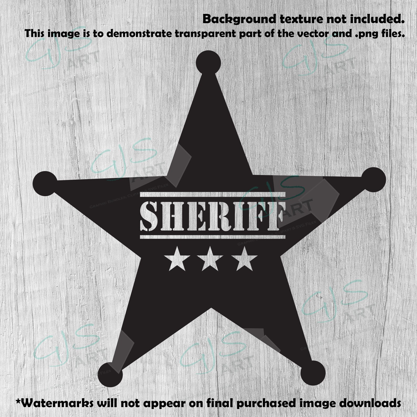 Sheriff Badge SVG - Sheriff Star Badge Silhouette - Cowboy Sheriff ...