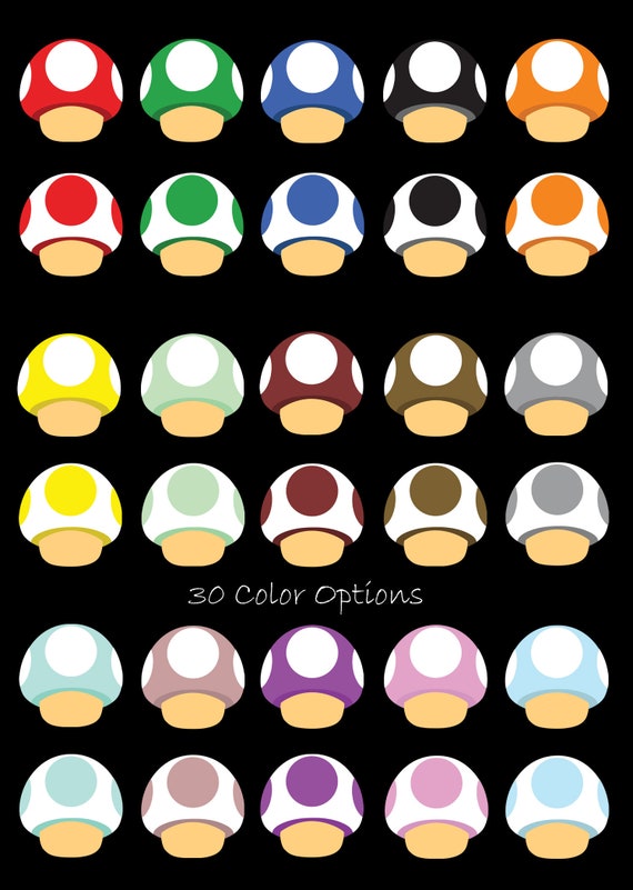 Mario Mushroom Types | visitchile.cl