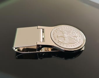500 Mark munt uit 1923, Weimarrepubliek, geldclip, bankbiljetclips