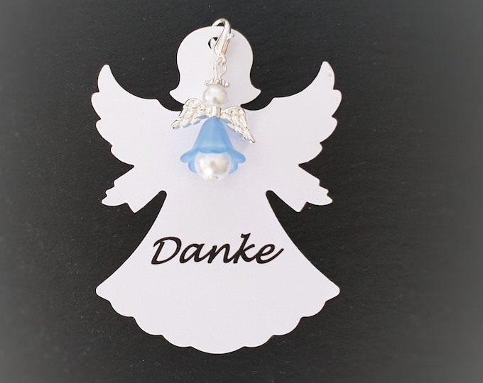 20 Guardian Angel Pendant Angel Card Baptism Communion Wedding Lucky Charm Engagement Guest Gift Wings Place Cards Thank You