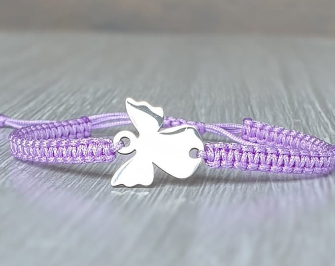 Guardian Angel Bracelet Stainless Steel Adjustable Angel Large Color Selection Pendant Angel Baptism Communion Confirmation Lucky Charm Guest Gift