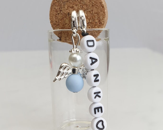 Guardian angel pendant with glass personalized angel baptism communion wedding lucky charm charm silver-plated guest gift confirmation angel