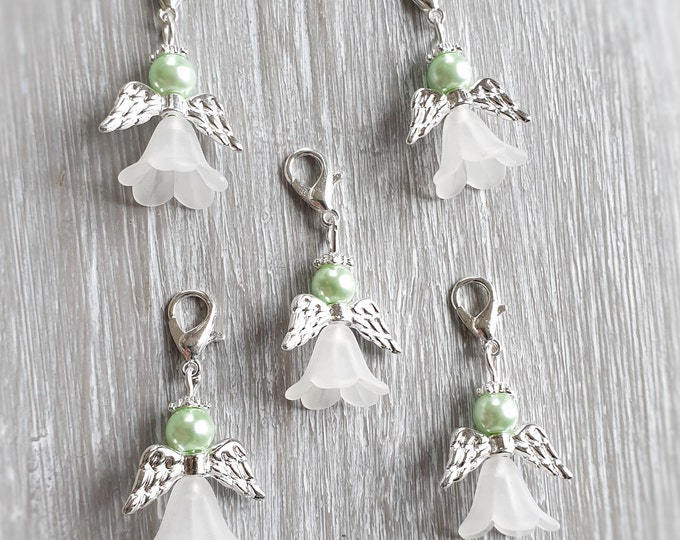 20 Guardian Angel Pendant Angel Baptism Communion Wedding Confirmation Angel Birth Lucky Charm Charm Silver Plated Gift Keyring