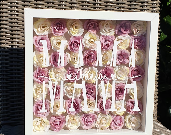 3D frame for Mother's Day Personalized Mom 1 first name Mother's Day gift personalized gift Mom decoration many color options Mom