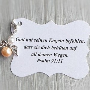 20 beschermengelhangers + 20 kaarten doopsel communie geluksbrenger verzilverd gastgeschenk engel notitie gepersonaliseerde spc