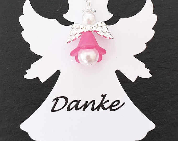20 Guardian Angel Pendant Angel Card Baptism Communion Wedding Lucky Charm Engagement Guest Gift Wings Place Cards Thank You