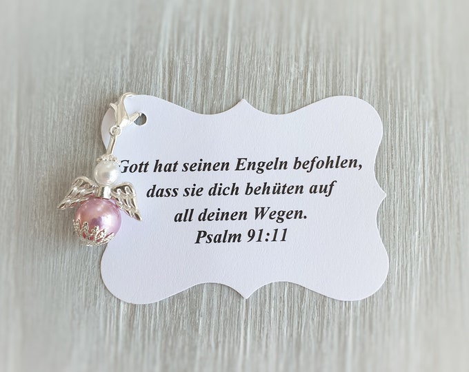 10 guardian angel pendants + 10 cards baptism communion wedding lucky charm charm silver-plated guest gift angels personalizable
