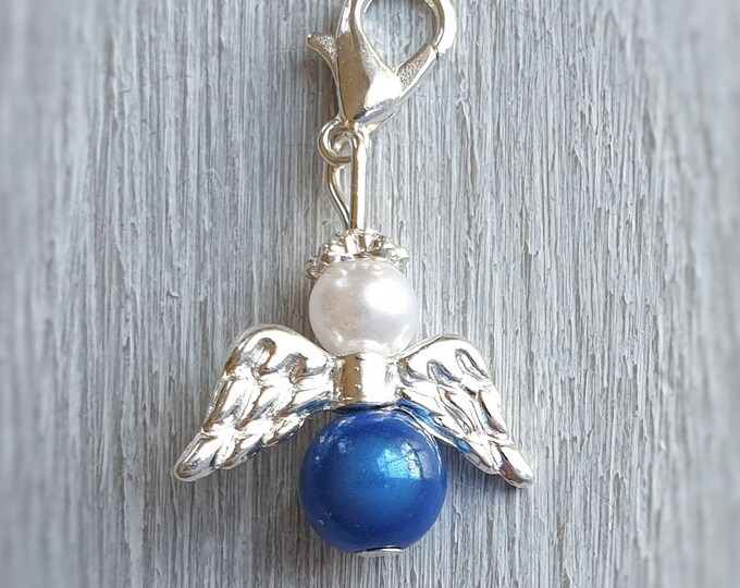 20 Guardian Angel Pendant Angel Baptism Communion Wedding Lucky Charm Confirmation Gift Pearls Miracle Beads Angel