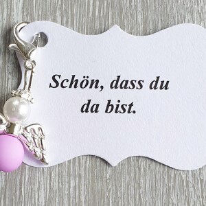 20 beschermengelhangers + 20 kaarten, doop, communie, bruiloft, geluksbrenger, verzilverde gastgeschenknoot, aanpasbaar