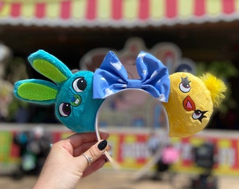 Ducky and Bunny Ears / Toy Story 4 Ears / Toy Story Inspired Mickey Ears