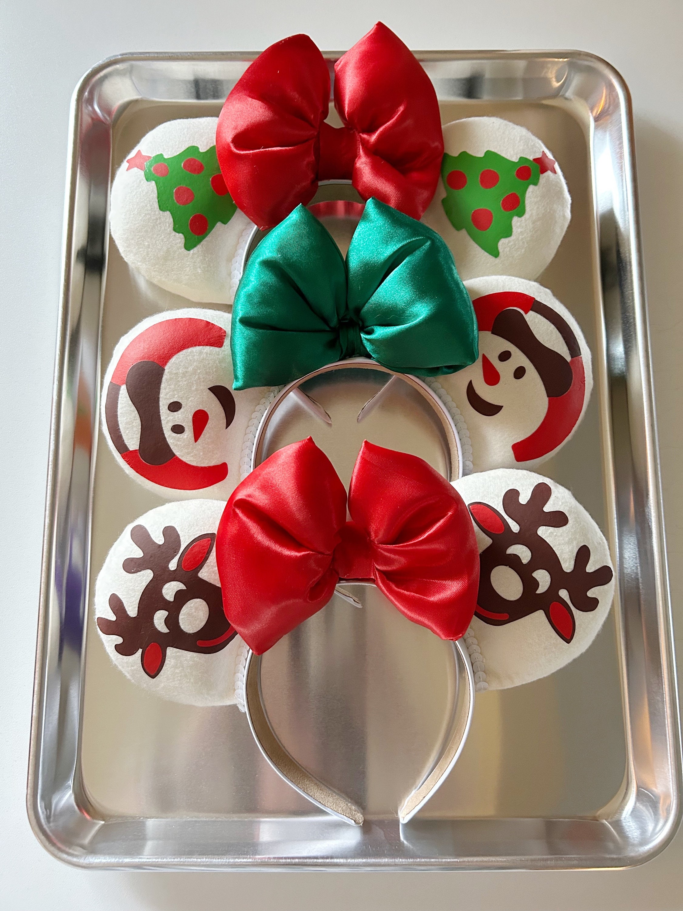 Christmas Cookie Disney Ears: Holiday Party Headband - Etsy display picture 2