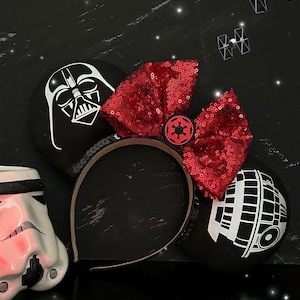 Darth Vader Inspired / Death Star / Star Wars Disney Ears/ Galaxy's Edge