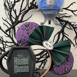 Haunted Mansion Inspired Mickey Disney Ears/ Madame Leota Halloween Ears / Ghost Host / Haunted a mansion Wallpaper