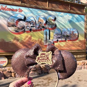 Tow Mater Disney Ears, Radiator Springs Mickey Ears