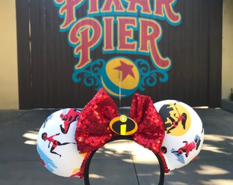 Incredibles Ears: Pixar Pier Inspired Mickey Mouse Ears