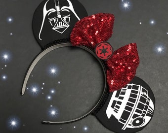 Darth Vader Inspired / Death Star / Star Wars Disney Ears/ Galaxy's Edge