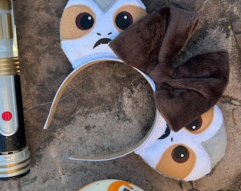 Oreilles de Porg / oreilles inspirées de Star Wars / oreilles de Porg Disney / oreilles de Mickey Porg