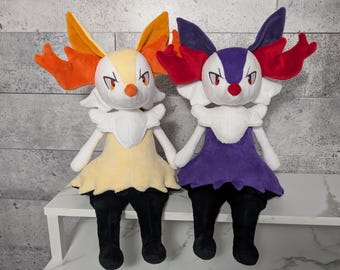 Peluche Braixen fatto a mano