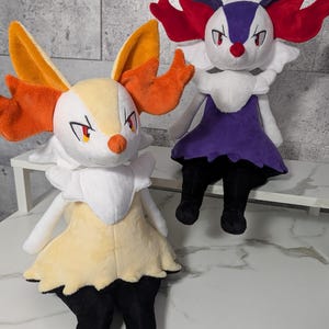 Braixen ręcznie robiony pluszak zdjęcie 12