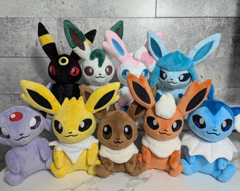 Eeveelution Family Plushies