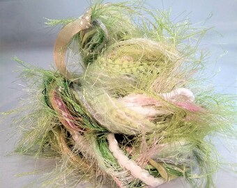 Marshlands 18 Yards Mixed Media Jewelry Fibers Art Yarn Textiles Crafts Materials Collage Weaving Knitting Crochet Supplies Kit Bundle