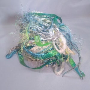 Marshlands 18 Yards Mixed Media Jewelry Fibers Art Yarn Textiles Crafts Materials Collage Weaving Knitting Crochet Supplies Kit Bundle