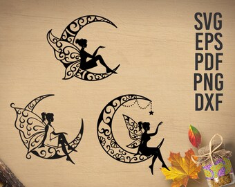 Download Fairy Mandala Etsy SVG, PNG, EPS, DXF File