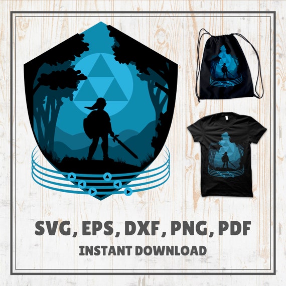 Zelda Svg Illustration The Legend Of Zelda Design Zelda Etsy
