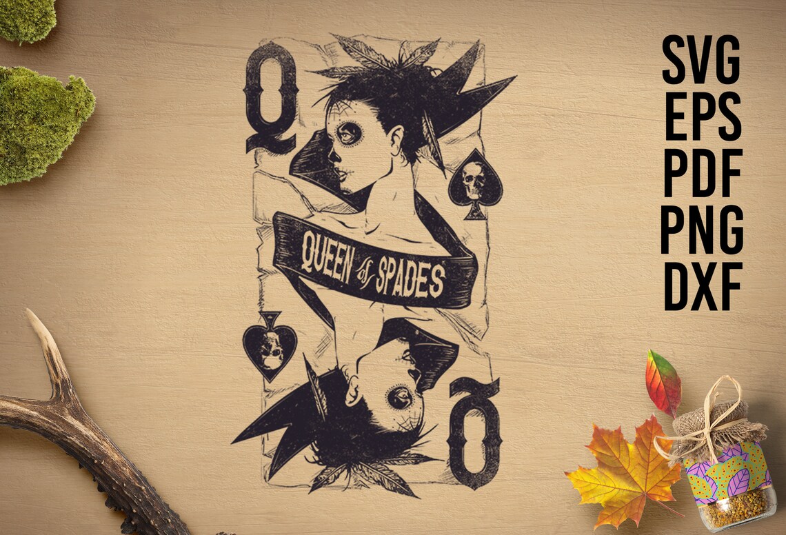 Free Free Svg Queen Of Spades 328 SVG PNG EPS DXF File