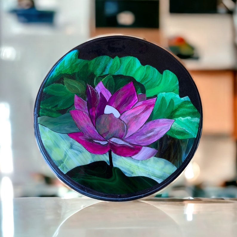 Floral Decorative Lazy Susan, Red Poppies, Lazy Susan, Turntable, Gifts