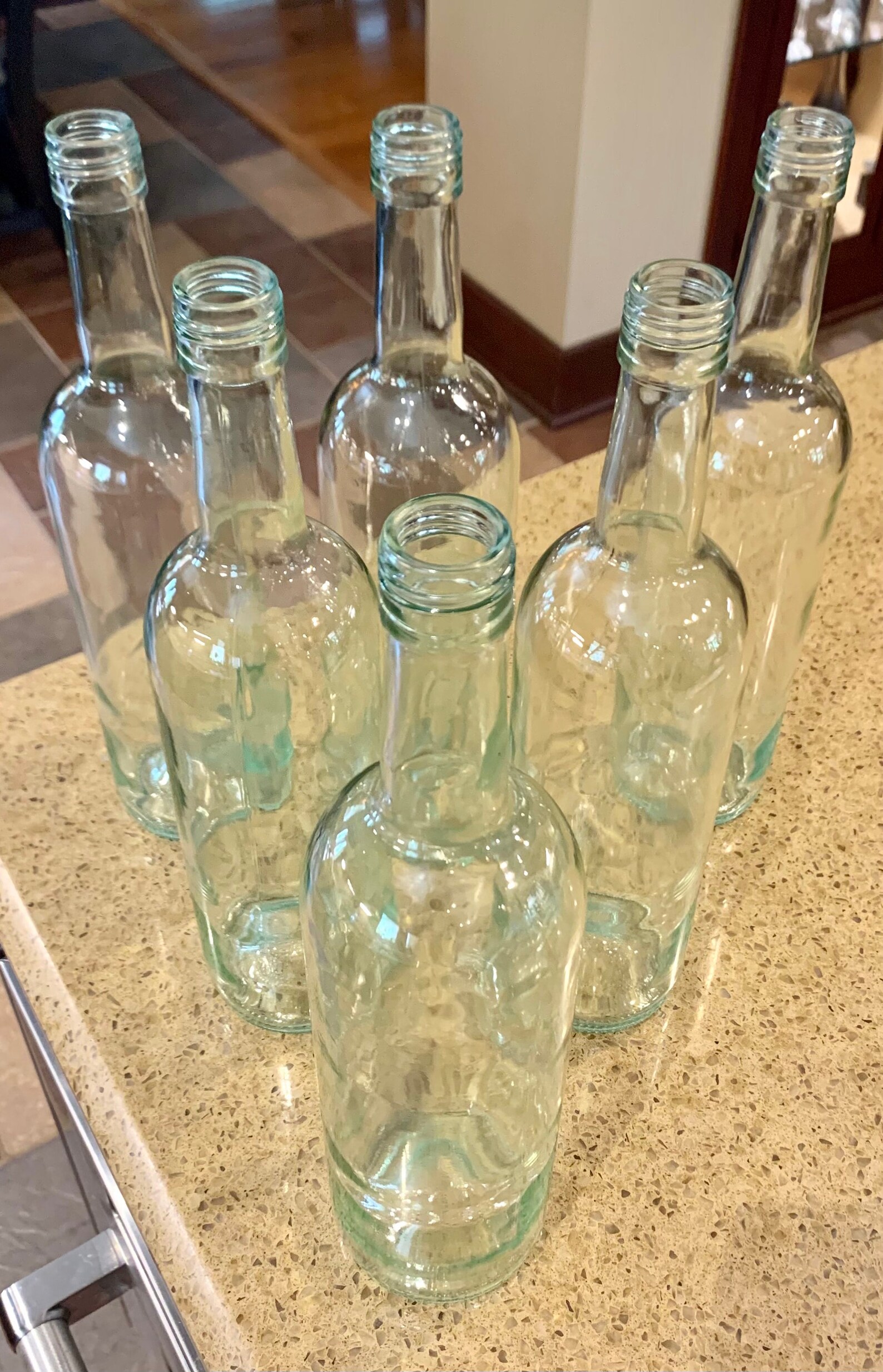 Empty Wine Bottles, Clear Wine Bottles, Wine Bottle Crafts, Wine