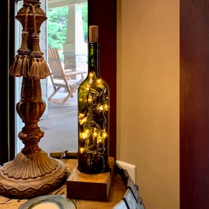 Bottle Lights, Lighted Bottles, Lights, Plug In Fairy Lights, Bottles, Non battery fairy lights, Plug In Lights, Holiday Lights