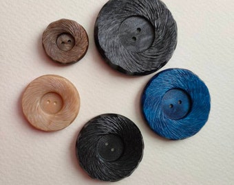 Vintage buttons, 50s buttons, vintage blue button, vintage brown button, vintage beige button, vintage black button, vintage gray button