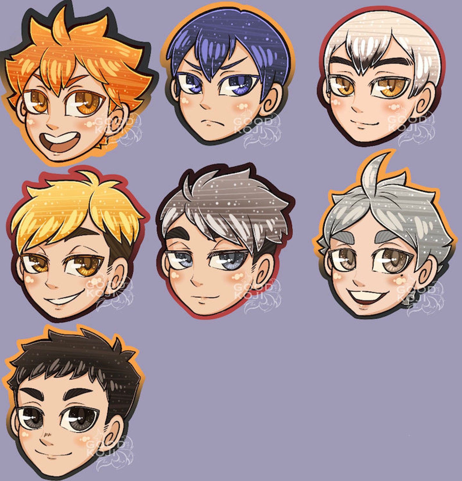Haikyuu Stickers Etsy