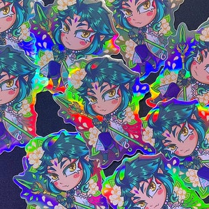 Holo Vinyl Xiao Sticker