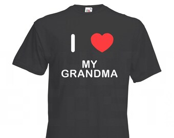 I love grandma shirt Clearance