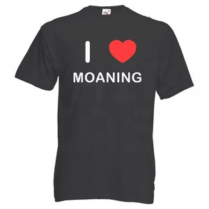 Ich Liebe Herzen Stöhnen - Qualität bedruckter-T-Shirt
