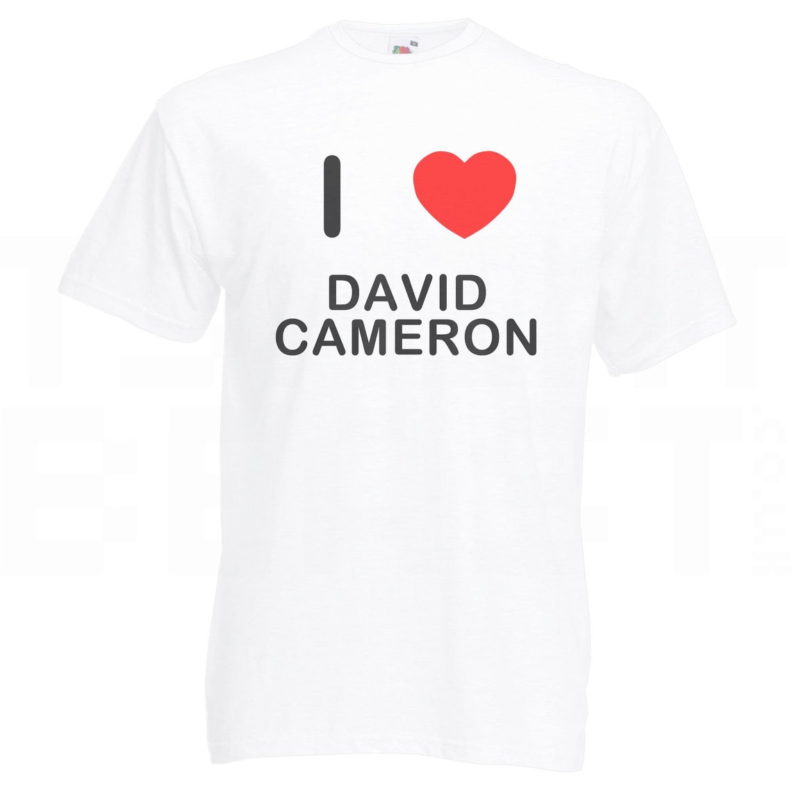 I Love Heart David Cameron Quality Cotton Printed T Shirt - Etsy UK