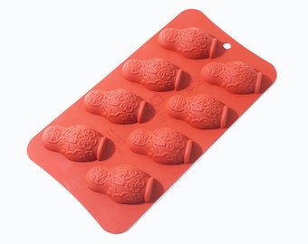 Russian dolls,matrioshka,nesting dolls ,Silicone mold for soap, ice, chocolate, baking mould moulds wax melts